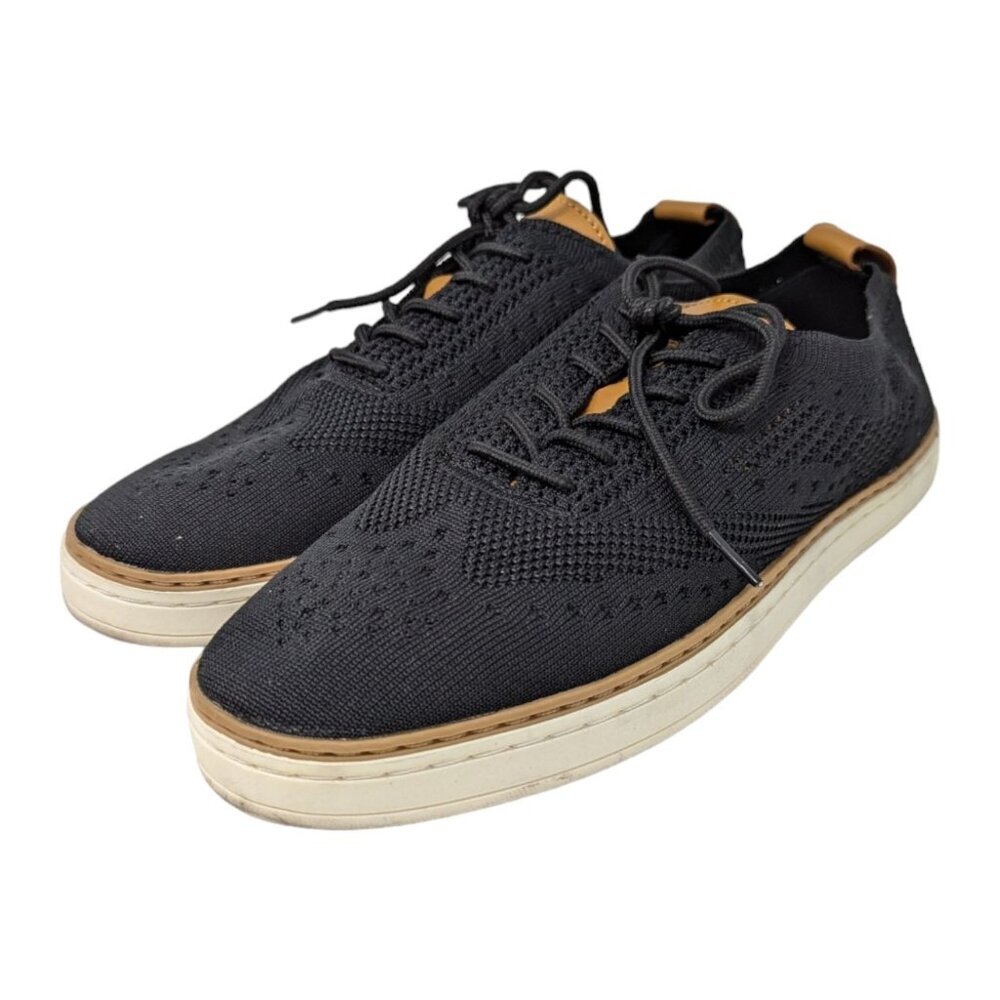 Vlado Womens Bella Black Crochet Knit Wingtip Dress Sneakers Trainers Size 8.5